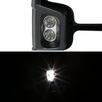 2014-2018 Chevrolet Silverado/GMC Sierra Power Adjustable, Heated, & Manual Extendable Chrome Towing Mirrors w/ Smoked Lens LED Turn Signal & Clearance Lights