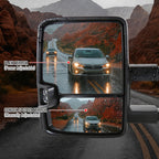 2014-2018 Chevrolet Silverado / GMC Sierra Power Adjustable, Heated, & Manual Extendable Towing Mirrors w/ Smoked Lens LED Signal & Clearance Lights