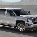 2014-2018 Silverado Sierra 1500 1500 Power Adjustable, Heated, & Manual Extendable Towing Mirrors w/ Smoked Lens LED DRL, Turn Signal and Clearance Lights