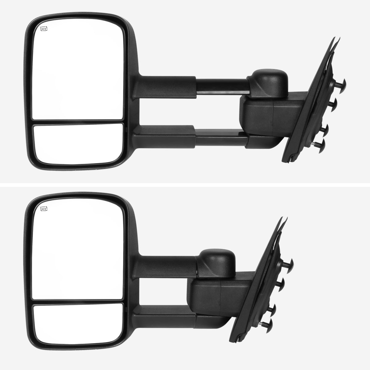2014-2018 Chevrolet Silverado/GMC Sierra Power Heated Manual Extendable Towing Mirrors