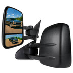 2014-2018 Chevrolet Silverado/GMC Sierra Power Heated Manual Extendable Towing Mirrors