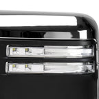 2020-2025 Chevrolet Silverado/GMC Sierra 2500HD/3500HD Power Adjustable, Heated, & Manual Extendable Chrome Towing Mirrors w/ Clear Lens LED Turn Signal & Clearance Lights