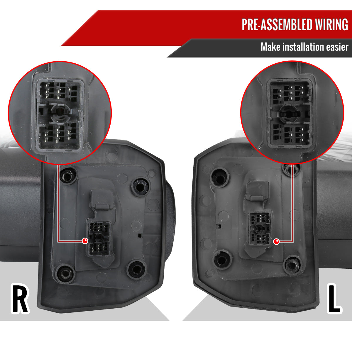 2020-2025 Chevrolet Silverado/GMC Sierra 2500HD/3500HD Power Adjustable, Heated, & Manual Extendable Chrome Towing Mirrors w/ Smoked Lens LED Turn Signal & Clearance Lights