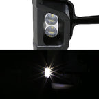 1999-2002 Chevrolet Silverado/Tahoe/Suburban/Avalanche GMC Sierra/Yukon/Yukon XL Power Heated Manual Extendable Chrome Towing Mirrors w/ Smoked Lens LED Turn Signal & Clearance Lights