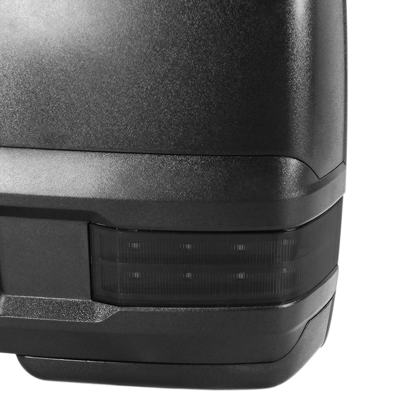 1999-2002 Chevrolet Silverado/Tahoe/Suburban/Avalanche GMC Sierra/Yukon/Yukon XL Power Heated Manual Extendable Towing Mirrors w/ Smoked Lens LED Turn Signal & Clearance Lights
