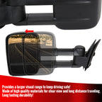 1999-2002 Chevrolet Silverado/Tahoe/Suburban GMC Sierra/Yukon XL Power Heated Manual Extendable Towing Mirrors