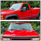 1999-2002 Chevrolet Silverado/Tahoe/Suburban GMC Sierra/Yukon XL Power Heated Manual Extendable Towing Mirrors