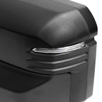2022-2024 Toyota Tundra Matte Black Power Power Plane Mirror w/ Manual Convex Mirror, Manual Fold & Rotate, BSD, Heated Plane Mirror and LED Turn Signal Light