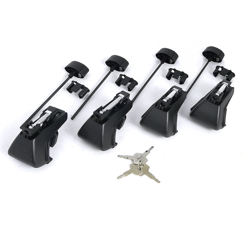 Universal Aluminum Roof Rack Cross Bars w/ Adjustable Clamps