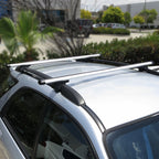 Universal Aluminum Roof Rack Cross Bars w/ Adjustable Clamps