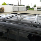 2008-2013 Toyota Highlander Black Powder Coated Aluminum Roof Rack Cross Bars
