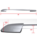 2008-2013 Toyota Highlander Chrome Powder Coated Aluminum Roof Rack Cross Bars