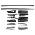 2008-2013 Toyota Highlander Chrome Powder Coated Aluminum Roof Rack Cross Bars