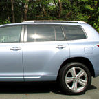 2008-2013 Toyota Highlander Chrome Powder Coated Aluminum Roof Rack Cross Bars