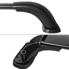 2014-2017 Toyota Highlander LE XLE Black Powder Coated Aluminum Adjustable Roof Rack Cross Bars