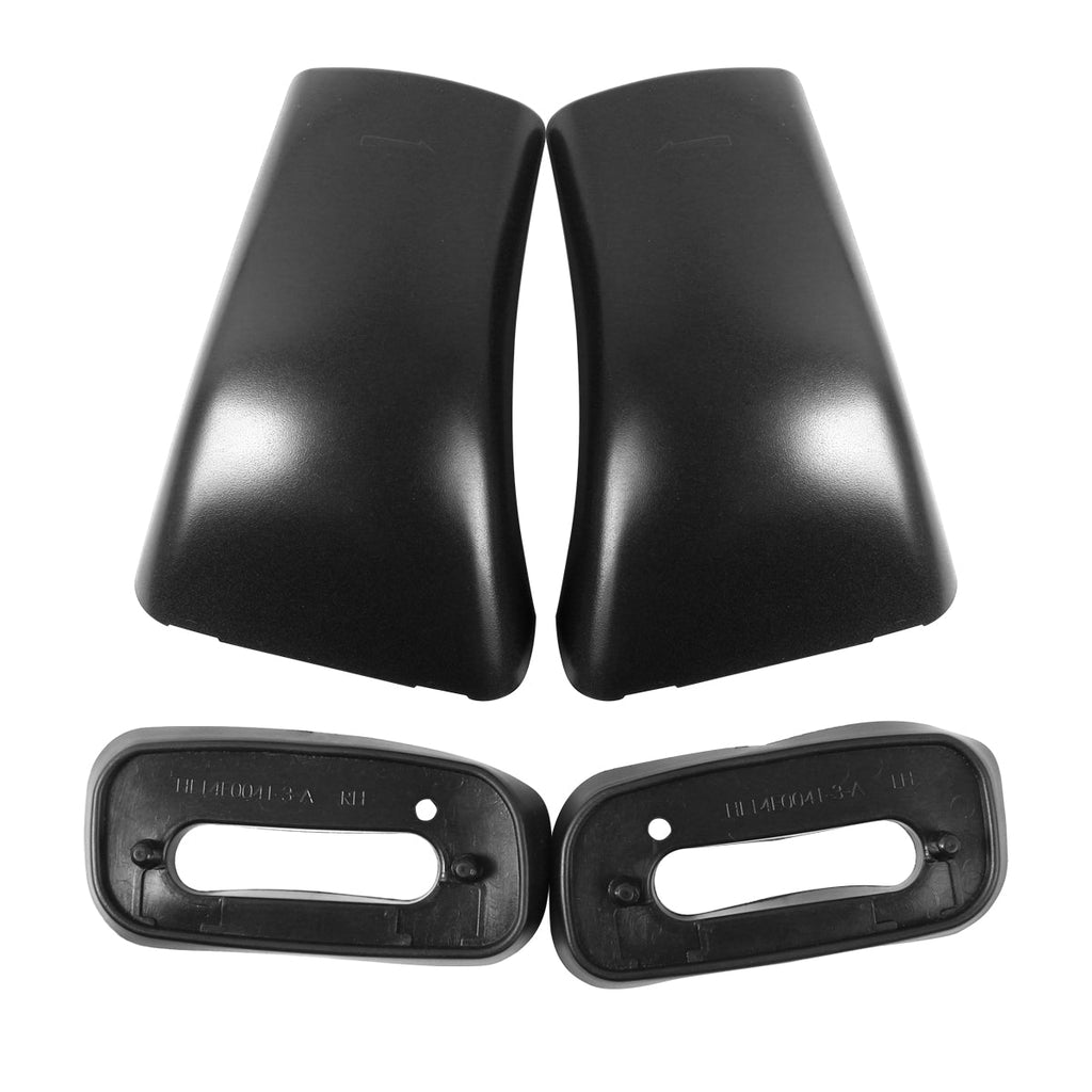 2014-2017 Toyota Highlander LE XLE Black Powder Coated Aluminum Adjustable Roof Rack Cross Bars