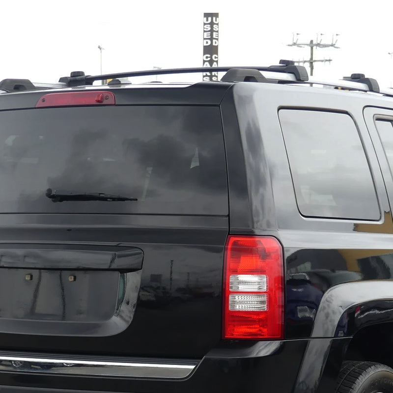 2007-2017 Jeep Patriot Black Aluminum Roof Rack Cross Bars