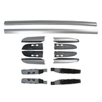 2013-2018 Toyota Rav4 Adjustable Roof Rack Cross Bars (Silver)