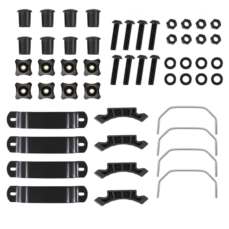 Universal Black Roof Rack Cargo Carrier w/ Extendable Luggage Hold Basket