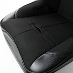 Black TR-Style Racing Seat (PVC Leather)