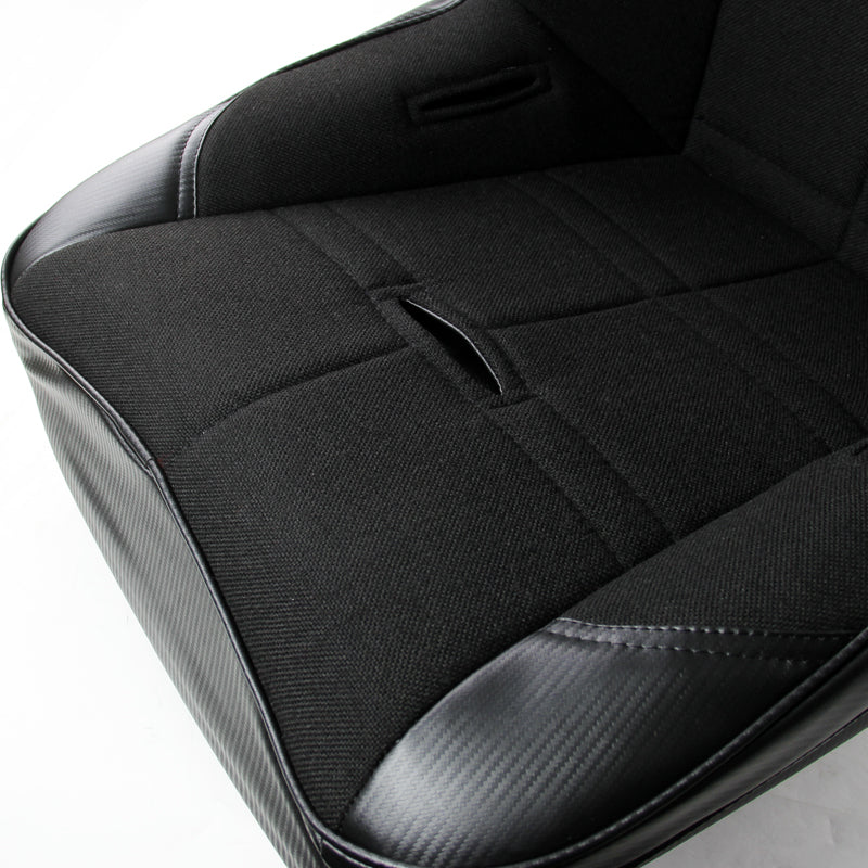Black TR-Style Racing Seat (PVC Leather)