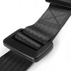 Universal Black 4 Point Racing Seat Belt Buckle Safety Harness - 2PC