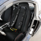 Universal Black 4 Point Racing Seat Belt Buckle Safety Harness