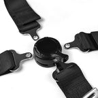 Universal Black 4 Point Quick Release Camlock Racing Seat Belt Safety Harness