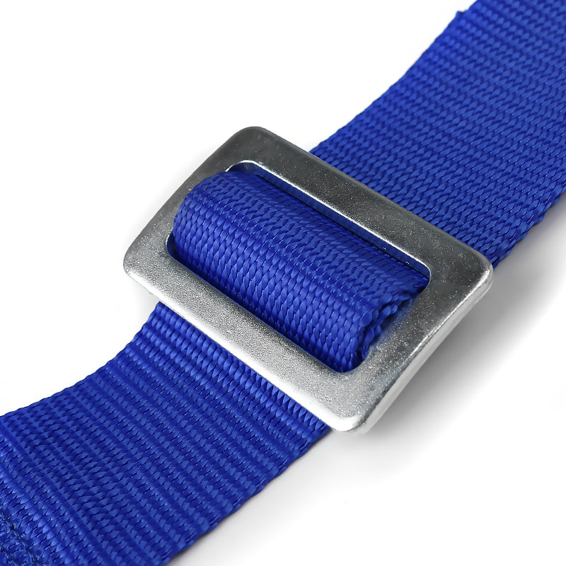 Universal Blue 4 Point Quick Release Camlock Racing Seat Belt Safety Harness