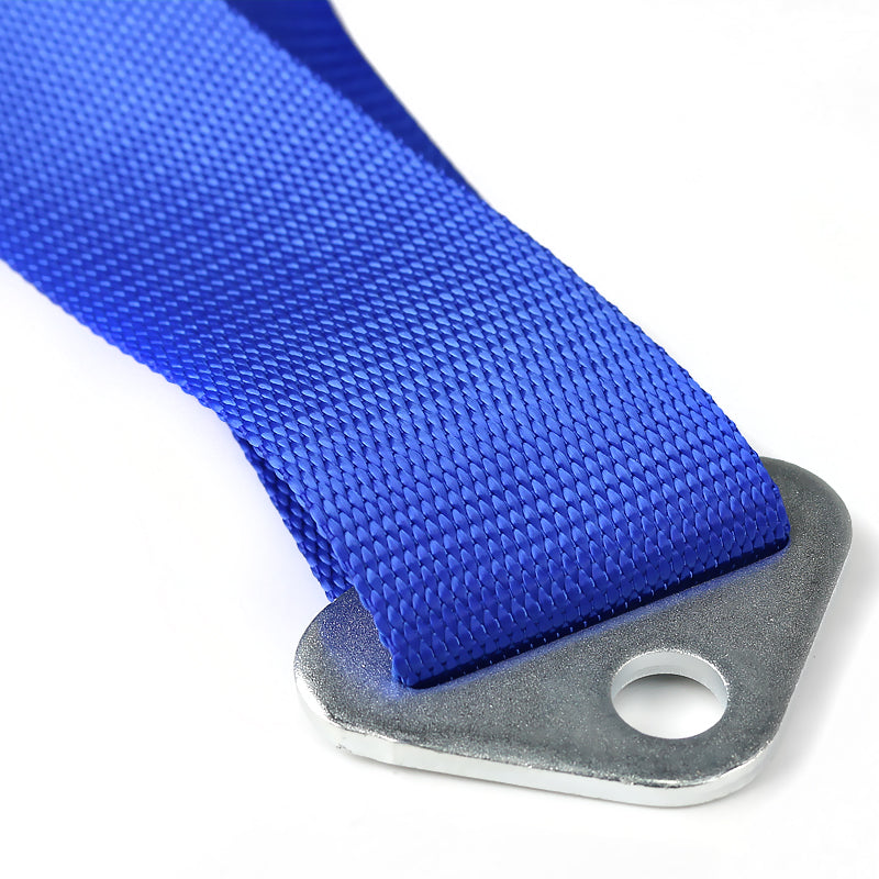 Universal Blue 4 Point Quick Release Camlock Racing Seat Belt Safety Harness