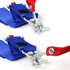 Universal Blue 5 Point Latch & Link Racing Seat Belt Safety Harness