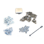 2006-2008 Mercedes Benz W164 ML350 Front & Rear Chrome Stainless Steel Skid Plate Kit