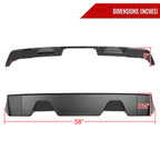 2009-2014 Ford F-150 Matte Black 3PC Rear Roof Spoiler Wing Kit