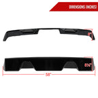2009-2014 Ford F-150 Glossy Black 3PC Rear Roof Spoiler Wing Kit