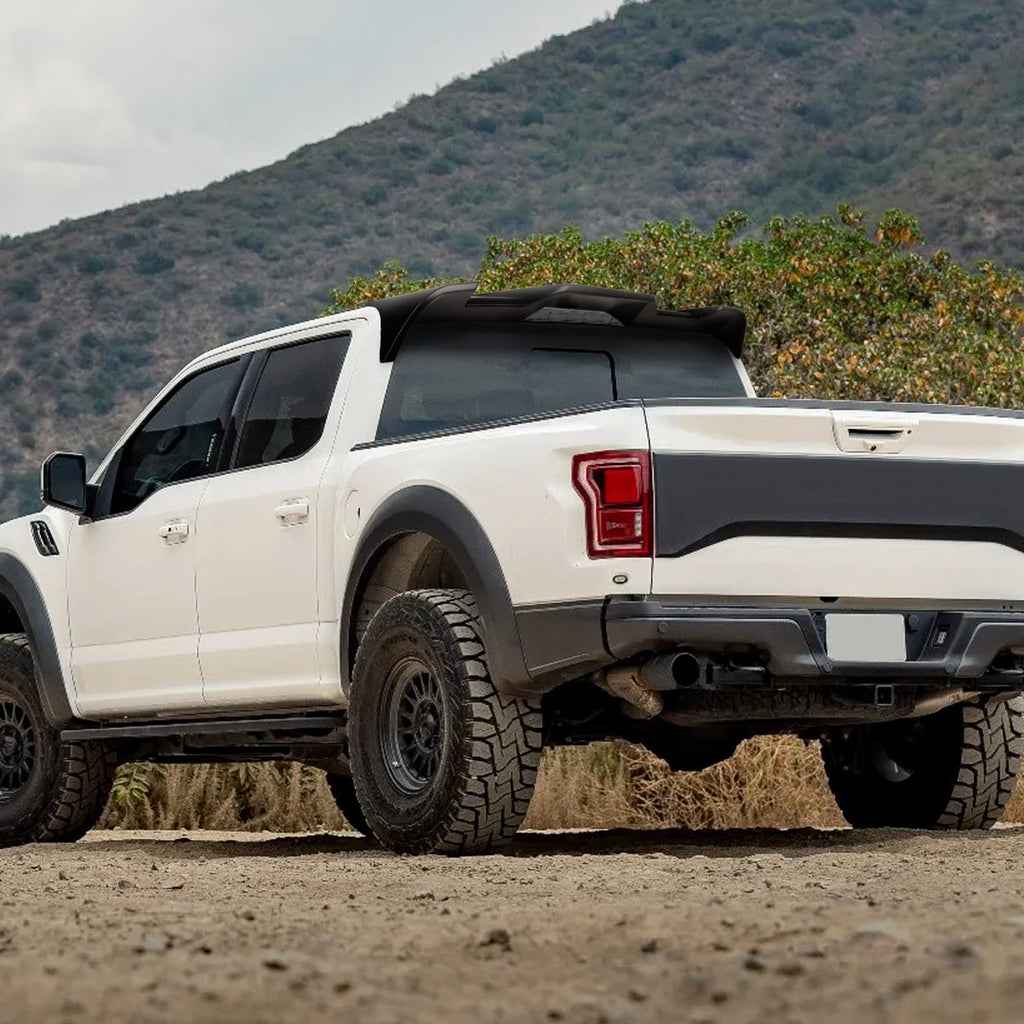 2015-2020 Ford F-150 1PC Rear Roof Matte Black Truck Spoiler Wing