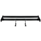 Universal Black CNC Aluminum 52" Double Deck Adjustable Trunk Spoiler Wing