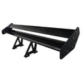 Universal Black CNC Aluminum 52" Double Deck Adjustable Trunk Spoiler Wing