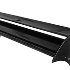 Universal 52" Adjustable Double Deck Black Aluminum Spoiler