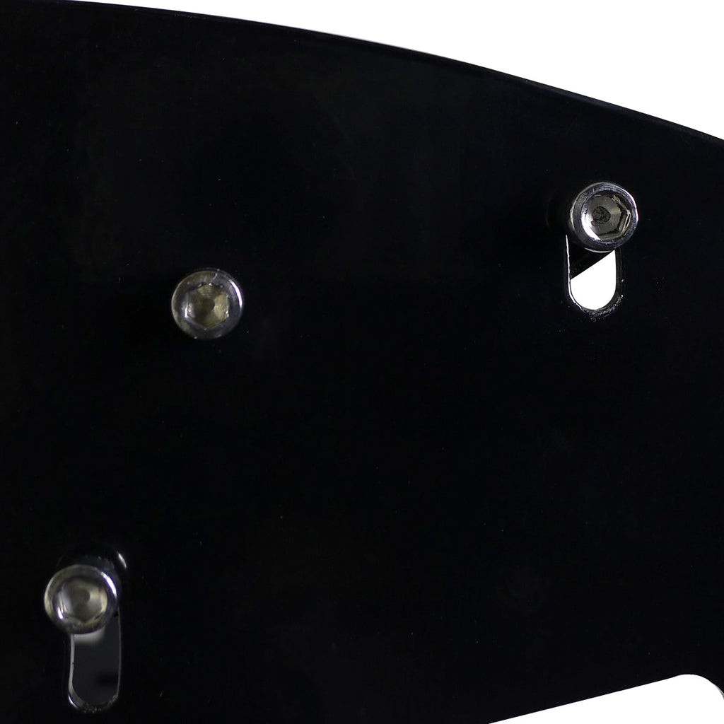 Universal 52" Adjustable Double Deck Black Aluminum Spoiler