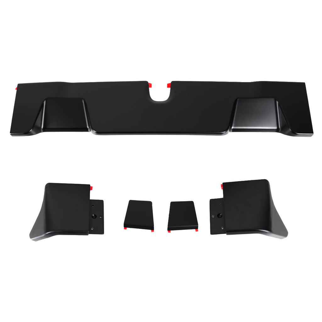 2019-2024 Dodge RAM 1500 Rear Roof Matte Black Truck Spoiler Wing Kit