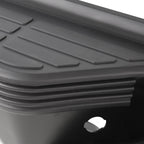 1988-2000 Chevrolet GMC C/K 1500/2500/3500 Fleetside Black Stainless Steel Factory Style Replacement Rear Step Bumper