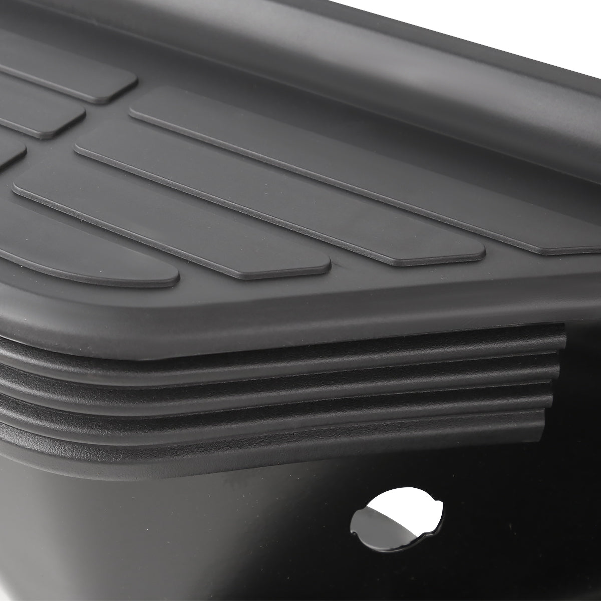 1988-2000 Chevrolet GMC C/K 1500/2500/3500 Fleetside Black Stainless Steel Factory Style Replacement Rear Step Bumper