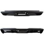 1988-2000 Chevrolet GMC C/K 1500/2500/3500 Fleetside Black Stainless Steel Factory Style Replacement Rear Step Bumper