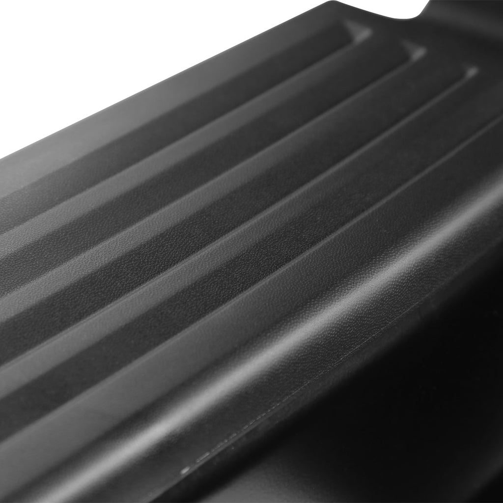 2005-2011 Dodge Dakota Black Stainless Steel Factory Style Replacement Rear Step Bumper w/ License Plate Lamps