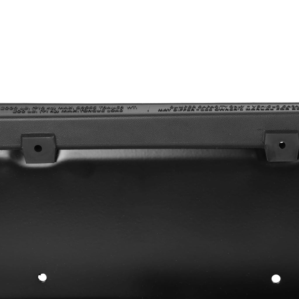 2005-2011 Dodge Dakota Black Stainless Steel Factory Style Replacement Rear Step Bumper w/ License Plate Lamps