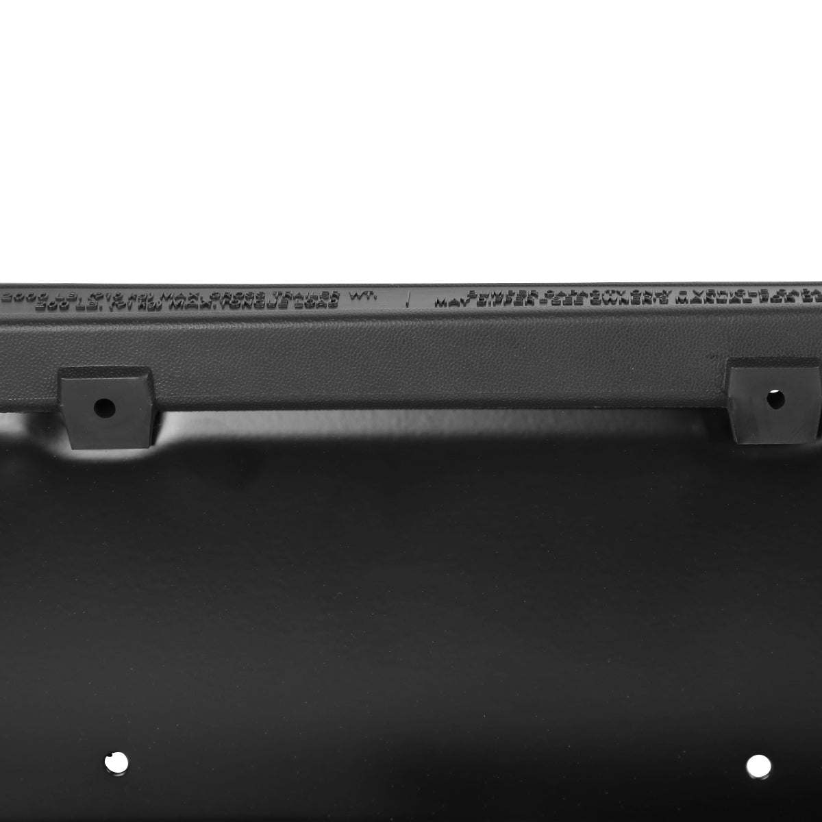 2005-2011 Dodge Dakota Black Stainless Steel Factory Style Replacement Rear Step Bumper w/ License Plate Lamps