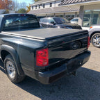 2005-2011 Dodge Dakota Black Stainless Steel Factory Style Replacement Rear Step Bumper w/ License Plate Lamps