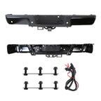 2009-2014 Ford F-150 Light Duty Styleside Black Stainless Steel OEM Style Replacement Rear Step Bumper w/ Tow Package