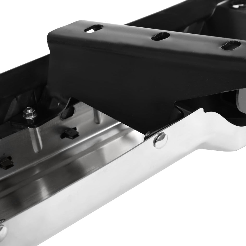 2009-2014 Ford F-150 Light Duty Chrome Stainless Steel OEM Style Replacement Rear Step Bumper w/ Tow Package