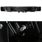 2015-2018 Ford F-150 Black Stainless Steel Factory Style Replacement Rear Step Bumper w/ License Lamps & Sensor Holes